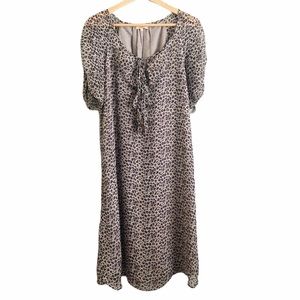 Sundance Silk Cheetah Print Dress